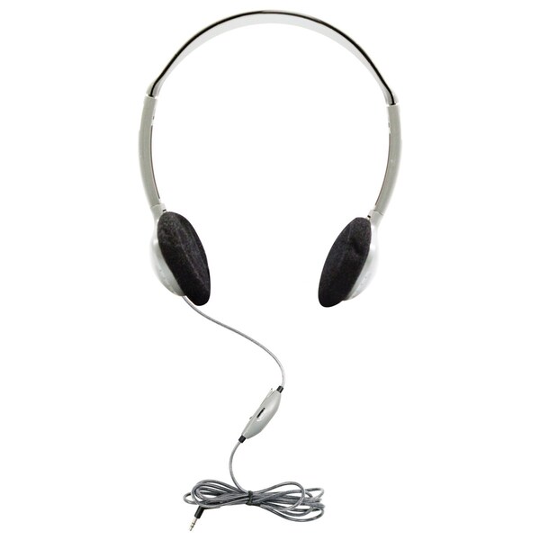 SchoolMate™ On-Ear Stereo Headphone With In-Line Volume Control, PK2